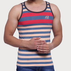 KATBROS INDUSTRY Vêtements de sport pour hommes, débardeur grande taille - Coton/fibre de bambou, respirant, style décontracté, fabriqué au Pakistan - Product Image 1