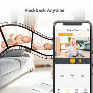 RoHs CE Home Camera Hệ thống an ninh không dây Trail máy ảnh cho an ninh trong nhà Mini PTZ camera an ninh wifi - Product Image 5