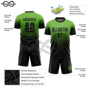 Vente en gros pas cher 100% maillot de football en polyester nouveau modèle uniformes de football Hot Club uniformes de football maillots de football - Product Image 6