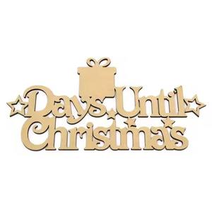 Ornements suspendus de Noël en bois rustique décor d'arbre fait à la main choix de cadeau de maison de vacances - Product Image 6