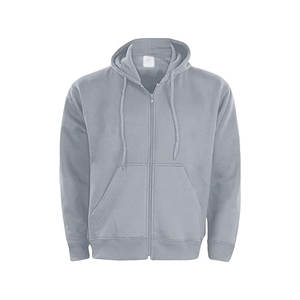 Sweats à capuche en coton polaire gris chiné Veste à glissière Independent Trading Co Sweats à capuche Sweat à capuche - Product Image 1