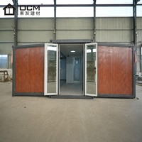 Maisons conteneurs extensibles de luxe 20 pieds 40 pieds, maisons modulaires préfabriquées modernes, maisons mobiles pour les marchés des États-Unis et d'Australie