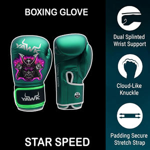 Gants de boxe fiables avec rembourrage et finition durables, fermeture sécurisée et prise en main confortable - Product Image 3