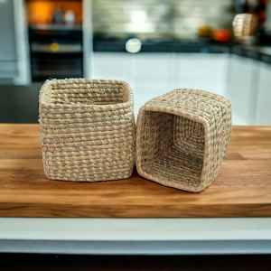 Accesorios decorativos para jardín, macetas grandes, algas marinas naturales, maceta hecha a mano, cesta para decoración al aire libre - Product Image 3