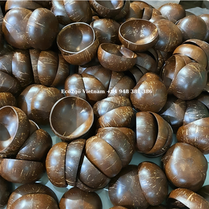 Cuencos de coco, venta al por mayor, grabado de cáscara de coco cuenco/cuenco y cuchara de cáscara de coco hechos a mano/juego de cuencos de Buda batido Natural - Product Image 6