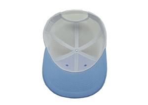 Sombrero de camionero azul con logotipo bordado personalizado al por mayor, gorra ligera, gorra ajustable de fábrica OEM de Vietnam para ropa de calle - Product Image 6
