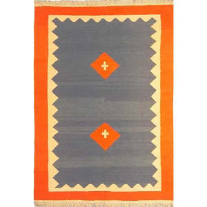 Tapis persan Shiraz unique en son genre, 5'11 x 4'0 - Product Image 1