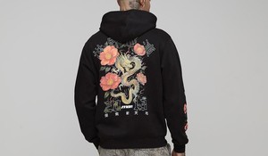 Sudadera con Capucha Unisex de Invierno para Hombre, Impresión DTF Personalizada con Logotipo, 100% Algodón, Ecológica, Transpirable, Color Negro - Product Image 4