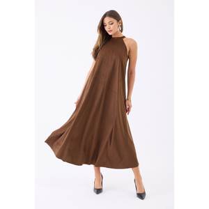 Vestido Corte A en Color Camel 7512 - Product Image 5