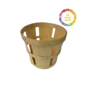 High Quality Acacia Wood Storage <b>Basket</b> <b>With</b> <b>Lid</b> Handmade Eco Friendly And Strong Perfect For Keeping Seafood Fresh - Product Image 1