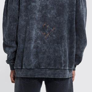 Ventes en gros 2025, sweats à capuche unisexes surdimensionnés vintage délavés à l'acide, entièrement personnalisés, 100% coton, hiver - Product Image 6