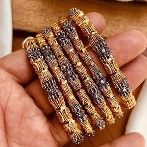 Hot Selling Indian Wholesale Wedding Bridal Wear Kundan <b>Bangles</b> Set Premium Quality Fashionable <b>Bangles</b> Jewelry for <b>Women</b> Ladies - Product Image 3