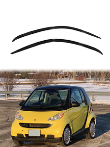 แผ่นบังลมหน้าต่างรถยนต์ GCS BZ531 2008-2014 SMART W451 ป้องกันลมและฝน ผลิตจากอะคริลิก PMMA พร้อมเทปกาวสองหน้า 3M ผลิตในไต้หวัน - Product Image 2