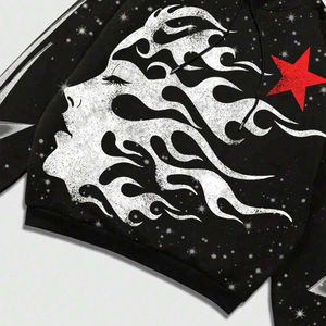 Lo más vendido Basics Última moda Diseño personalizado Algodón Mezclado Serigrafía Hombres Sudadera con capucha - Product Image 5