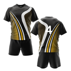 Uniformes de rugby de style dernier cri à vendre ensemble d'uniformes de rugby respirants pour hommes chemise sublimée uniforme d'équipe de rugby - Product Image 5