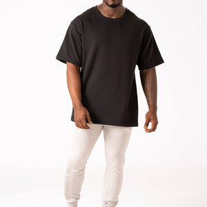 T-shirt pour homme à épaules tombantes, design très demandé, prix raisonnable, respirant, anti-froissement, vente chaude - Product Image 3