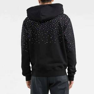 Strass travail sweats à capuche 100% coton Pakistan fait sweats à capuche pour hommes confortable basique toutes les couleurs Offre Spéciale hiver essentiel plaine - Product Image 4