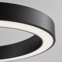 Éclairage LED annulaire pour bureau à plan ouvert, suspension de 800 mm, lampe sans soudure, zone de travail moderne