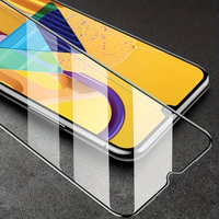 Protection d'écran en verre trempé haute définition pour Android, dureté 9H, anti-huile, anti-traces de doigts, installation sans bulles