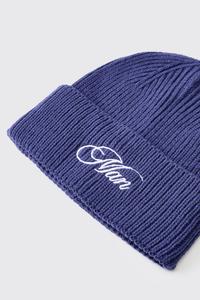 Bonnets bleu marine personnalisables de qualité supérieure OEM vente en gros Bonnets pour adultes et jeunes Bonnets unisexes chauds et confortables en tissu doux - Product Image 5