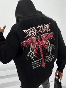 Sweat à capuche vierge de la meilleure qualité pour hommes, fermeture éclair complète avec impression personnalisée, vêtements de rue à prix raisonnable pour l'hiver - Product Image 6