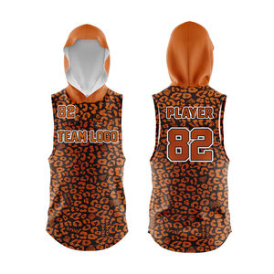 Ventes en gros d'uniformes de football américain 7v7 100% polyester, ensembles personnalisés, respirants, manches courtes, technique d'impression, uniforme 7v7 - Product Image 2