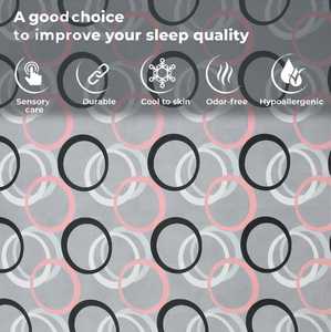 Juego de sábanas de algodón de calidad con estilo, 3 uds., estampado Floral sólido, estilo clásico, cómodo e ideal para regalar - Product Image 2