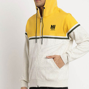 Derniers modèles de sweats à capuche zippés en coton mélangé, vente en gros à prix abordable, sweats à capuche zippés confortables à manches longues pour hommes - Product Image 2