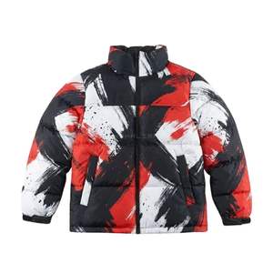 Chaqueta Acolchada Azul Claro para Hombre, Abrigo de Invierno con Diseño Personalizado, Ropa de Calle de Moda, Ropa de Abrigo para Invierno - Product Image 5