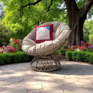 2025 superventas muebles de exterior modernos Love Net jardín sofá marco de aluminio ratán tumbona para hoteles Villa al aire libre mimbre - Product Image 4