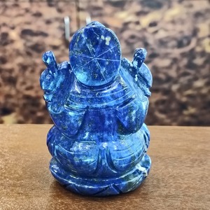 Vente flash : Statue artisanale de Ganesh en lapis-lazuli naturel, idéale pour la fabrication de bijoux, 2,5 x 4 pouces - Product Image 3