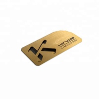 Porte-clés NFC personnalisé en alliage de zinc, noir, or, argent, acier inoxydable, pendentif en métal avec puce NFC, carte