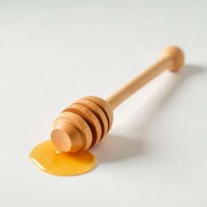 Wooden Honey Drizzle Stick with Long Handle for Easy Honey Flow in <b>Jars</b> <b>Tea</b> <b>Coffee</b> Waffles <b>and</b> Daily Kitchen Use - Product Image 1