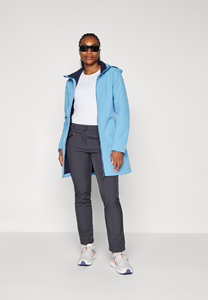 Veste softshell à capuche zippée pour femmes parka Niagara personnalisée vente en gros prix d'usine manches longues et coupe-vent vestes de course à pied en plein air - Product Image 5