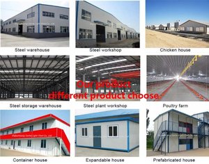 Petit entrepôt préfabriqué polyvalent de haute résistance de bâtiment de structure métallique entrepôt préfabriqué - Product Image 6