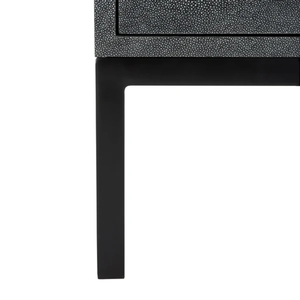 Wholesale Luxury Modern Design <b>Bedside</b> Table Cupboard Bed Room Furniture Faux Shagreen Nightstand With 3 Drawer From Vietnam - Product Image 6