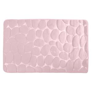Tapis de bain GALET rose pastel 50 x 80 cm - Product Image 1