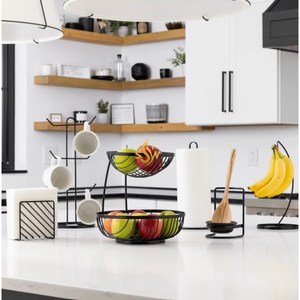 ที่ใส่ผ้าเช็ดปากสำหรับตกแต่งบนโต๊ะผู้ผลิตที่ใส่กระดาษเช็ดปากสีดำรูปทรงเหล็กแข็งแบบกำหนดเองสำหรับโรงแรมคาเฟ่และงานแต่งงาน - Product Image 4