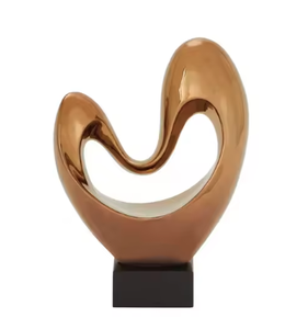 Sculpture d'art abstrait en métal moderne Décoration intérieure Luxueux intérieurs de salon Sculptures de décoration au prix de gros - Product Image 5