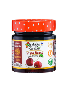 No Added Sugar Sour Cherry <b>Jam</b> 65% Fruit 290g - Product Image 1