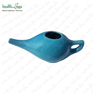 Healthandyoga คลาสสิกเซรามิกสีฟ้าหม้อดินเผาจมูกคุณภาพพรีเมี่ยม - Product Image 5