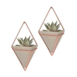 Pots de fleurs décoratifs pour la maison au design unique Jardinières suspendues en métal et fer suspendues avec des pots et des jardinières en or pour les Offre Spéciale - Product Image 4