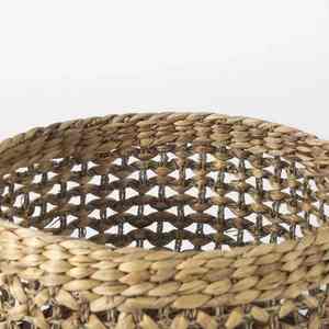 Panier de rangement en rotin fabriqué à la main à bas prix Conception de cercle durable pour un espace de vie vert intérieur Fabriqué au Vietnam - Product Image 2