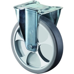 Caster <b>Wheel</b> 250mm Diameter 300kg Capacity Swivel Caster Thermoplastic <b>Wheel</b> <b>Plastic</b> Plate 135x110mm BS Brand - Product Image 1
