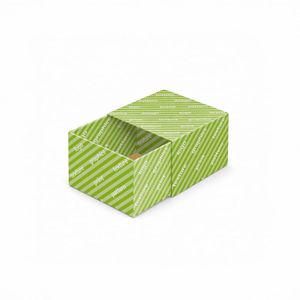 กล่องลิ้นชักกระดาษแข็งสีขาวแบบกำหนดเอง ขนาด 6x6x5 ซม. วัสดุรีไซเคิล เคลือบ UV สำหรับบรรจุภัณฑ์ของขวัญ - Product Image 1
