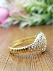 D'VINS JEWELS Classic Single Ring 2ct Pave Diamond S925 GIA Certified Engagement Wedding Eternity Lab Grown <b>Cushion</b> Cut - Product Image 2