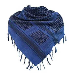Écharpe carrée personnalisée Shemagh désert Keffiyeh Arafat écharpe en coton enveloppement multicolore 100% coton avec logo brodé - Product Image 1
