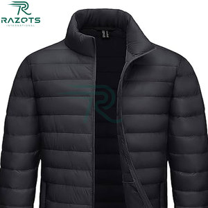 Chaqueta acolchada de alta calidad Razorts, chaqueta aislante en color negro, chaqueta acolchada para hombres y mujeres - Product Image 2