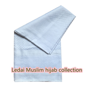 Vente en gros Foulard arabe pour hommes yéménite Shemagh islamique pour hommes Hijab bandeau Service OEM Foulard musulman Logo personnalisé/oem/odm accepté - Product Image 6