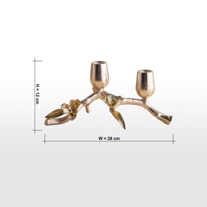 Porte-bougie moderne, accent décoratif de table, parfait pour la décoration de la maison, salon, chambre à coucher et centre de table élégant et d'ambiance - Product Image 4